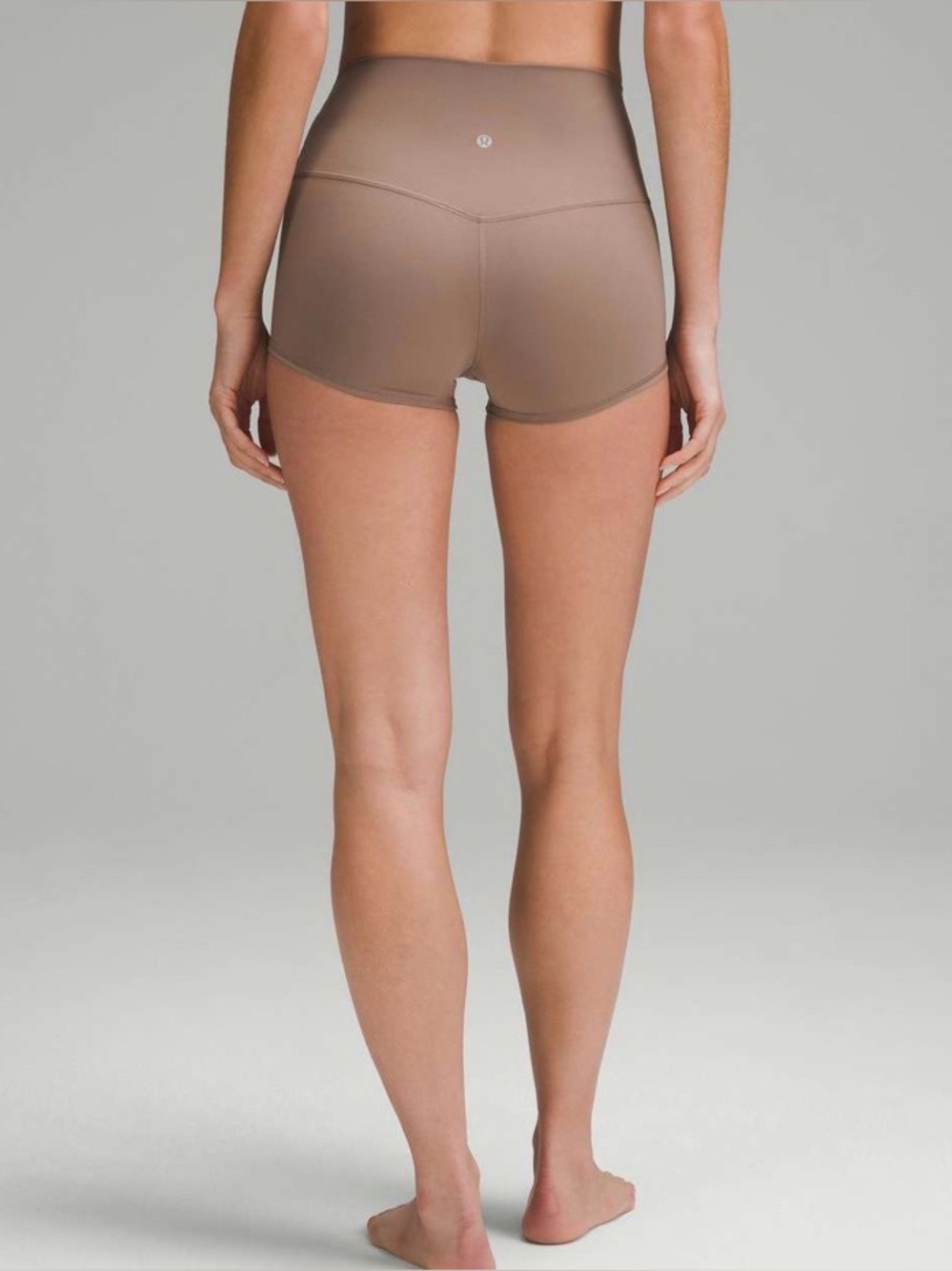 lululemon athletica High-Rise Bike Short in Taupe 2” Inseam Size 6